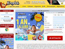 Tablet Screenshot of kingoloto.com